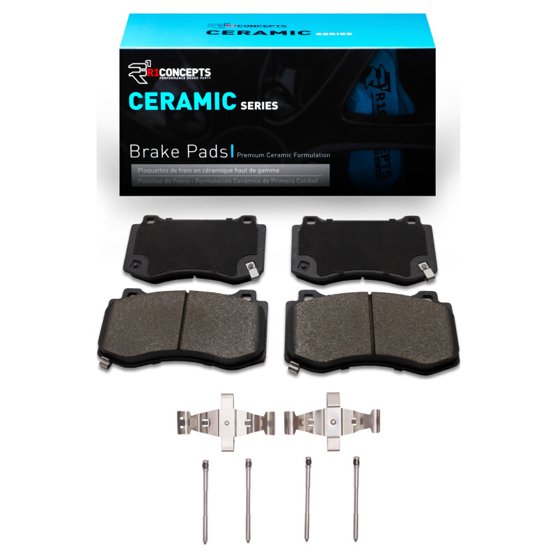 Chrysler 300 Brake Pads - Front - R1 Concepts - Ceramic - `05-`23 Chrysler 300 Brake Pads - Front - R1 Concepts - Ceramic - `05-`23